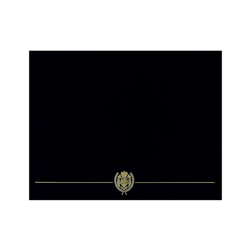 Great Papers! Black Classic Certificate Cover, 12 x 9.375 Inches, 5 Count (903117) - Image 1